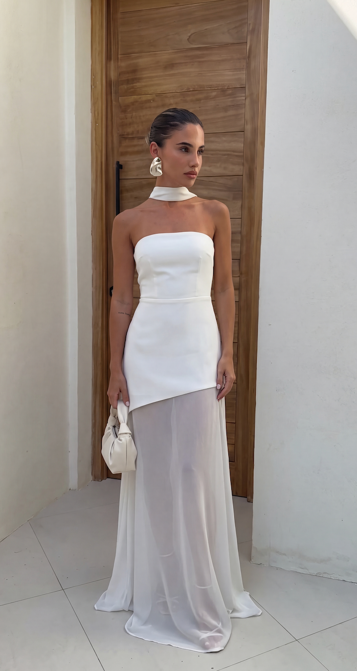 Sophia Brennan | Asymmetrical Maxi Dress For Women