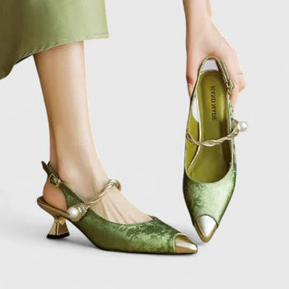 Ava Whitfield | Kitten Heel Slingback Pumps For Women