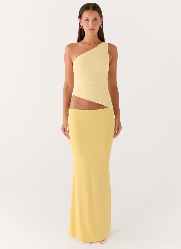 Chloe Bennett | One Shoulder Cut-Out Maxi Dress For Women