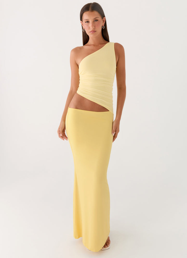 Chloe Bennett | One Shoulder Cut-Out Maxi Dress For Women