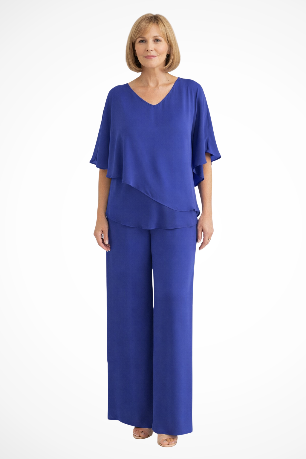Hannah Sullivan | Elegant Two-Piece Chiffon Set For Women