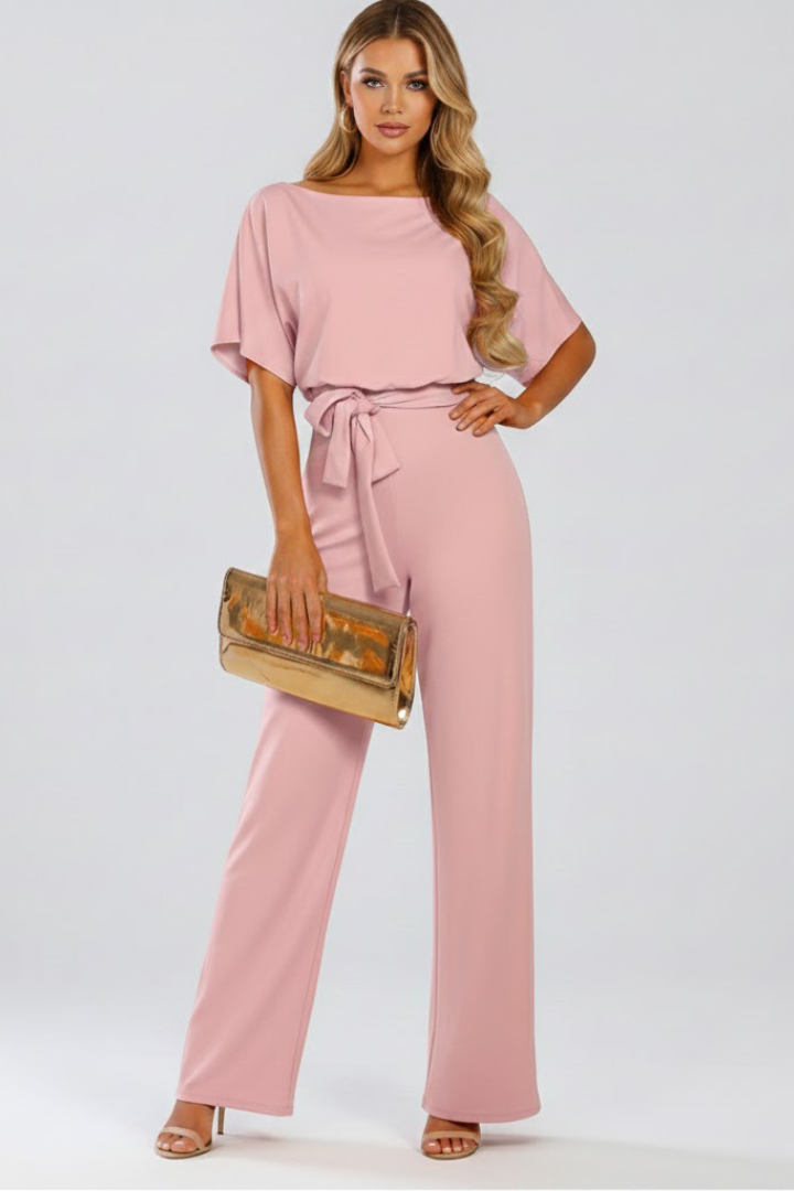 Valentina Monroe | Elegant Wide Leg Jumpsuit For Women