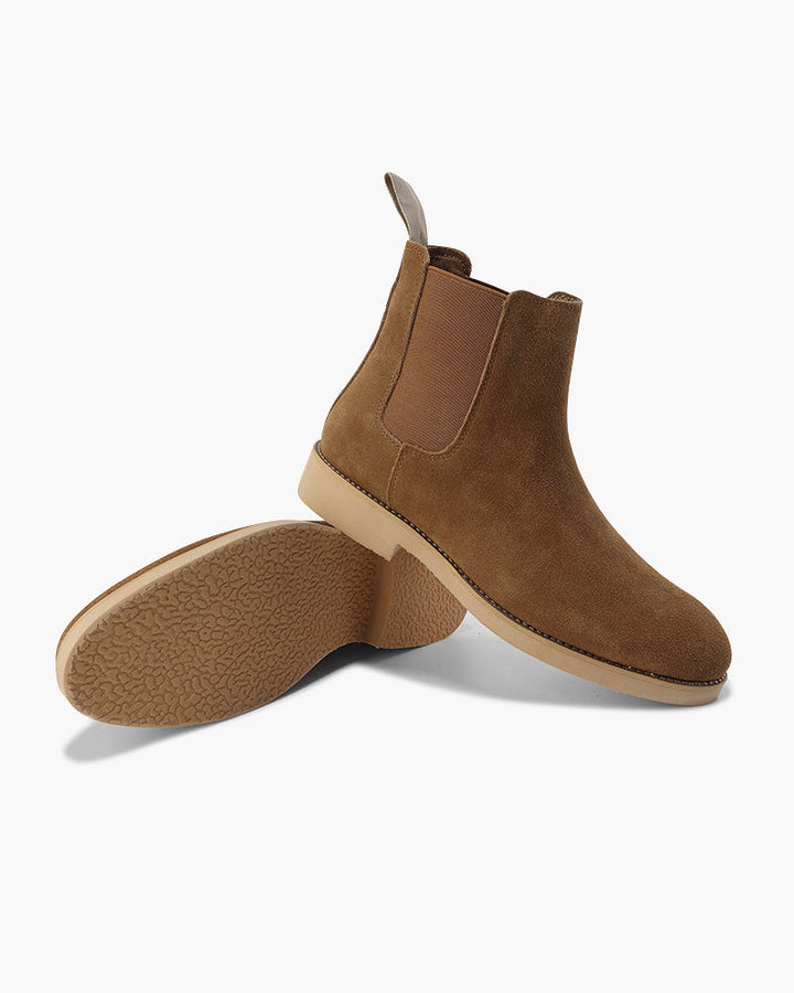 Matteo Ricci | Classic Chelsea Leather Boots with Timeless Edge For Men