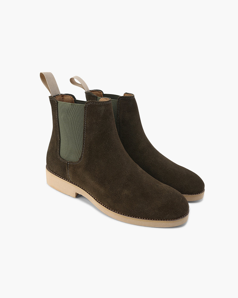 Matteo Ricci | Classic Chelsea Leather Boots with Timeless Edge For Men