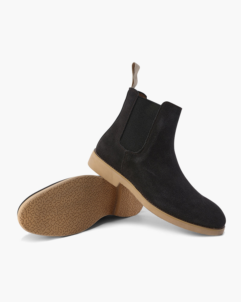 Matteo Ricci | Classic Chelsea Leather Boots with Timeless Edge For Men
