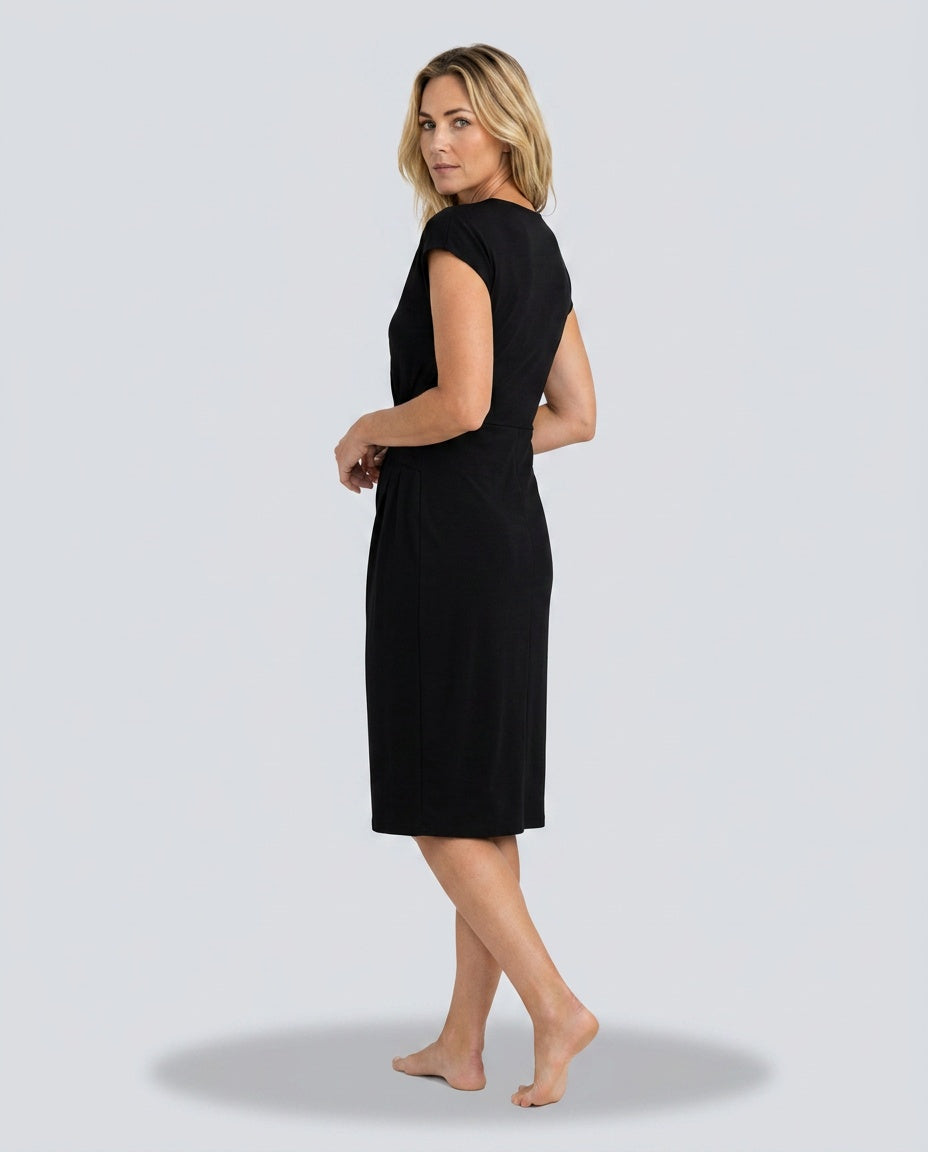 Sophie Hargreaves | Ruched Waist Midi Dress For Women