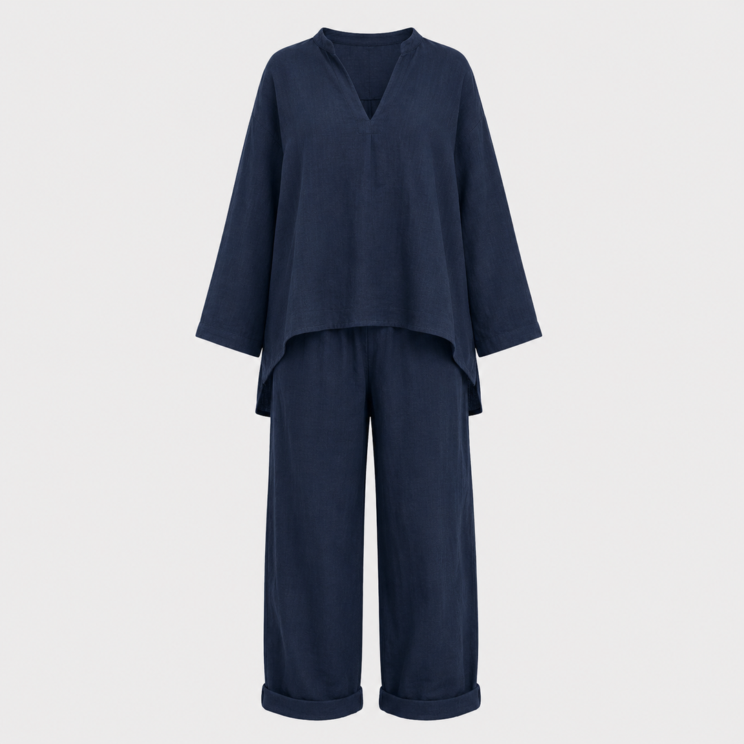 Tara Murphy | Linen Two-Piece Set For Women