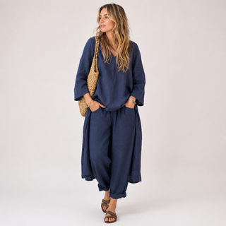 Tara Murphy | Linen Two-Piece Set For Women