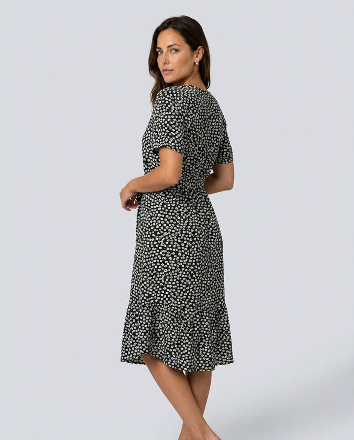 Lily Hargreaves | Floral Midi Shirt Dress For Women