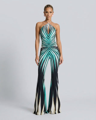 Harper Tindall | Printed Halter Neck Jumpsuit For Women