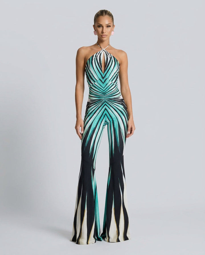 Harper Tindall | Printed Halter Neck Jumpsuit For Women
