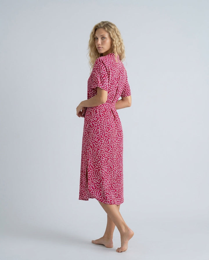 Lily Hargreaves | Floral Midi Shirt Dress For Women