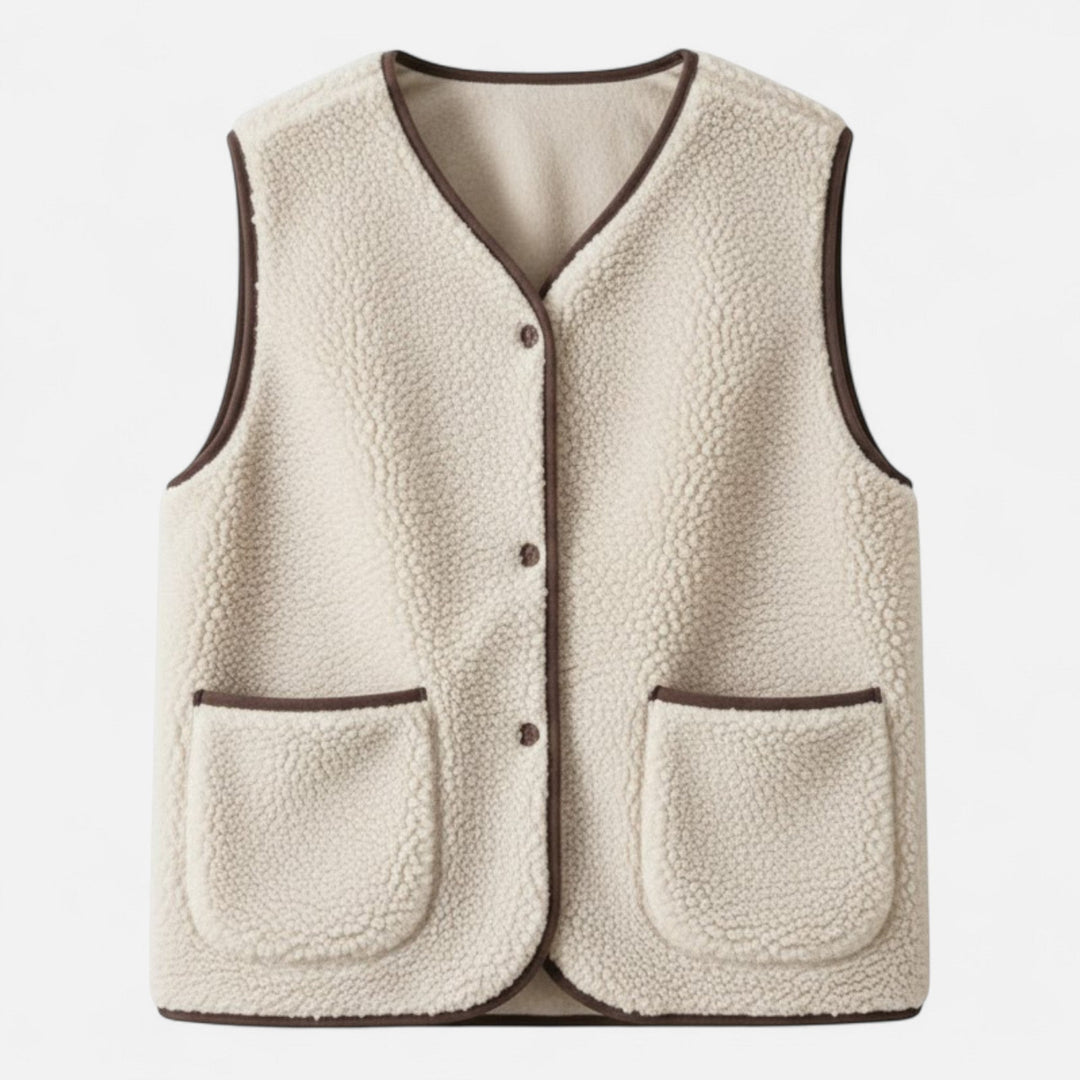 Ethan Bellucci | Plush Fleece Utility Vest For Men
