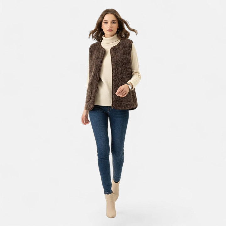Ethan Bellucci | Plush Fleece Utility Vest For Men
