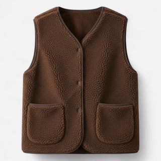 Ethan Bellucci | Plush Fleece Utility Vest For Men