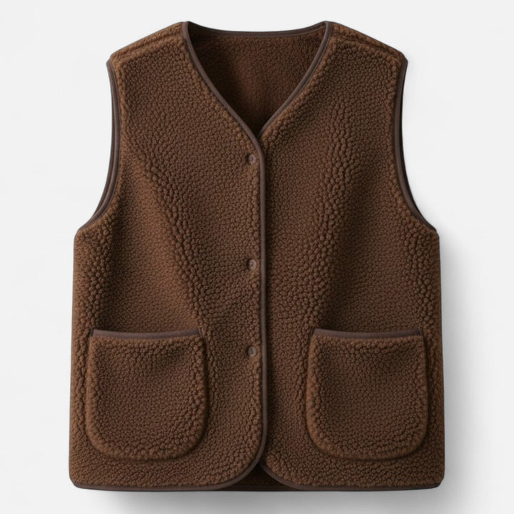 Ethan Bellucci | Plush Fleece Utility Vest For Men