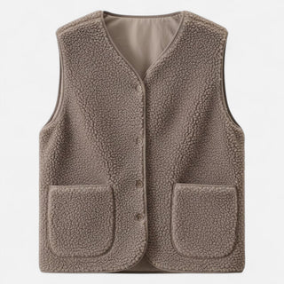 Ethan Bellucci | Plush Fleece Utility Vest For Men