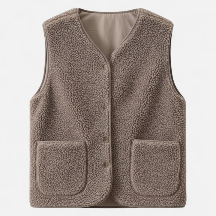 Ethan Bellucci | Plush Fleece Utility Vest For Men