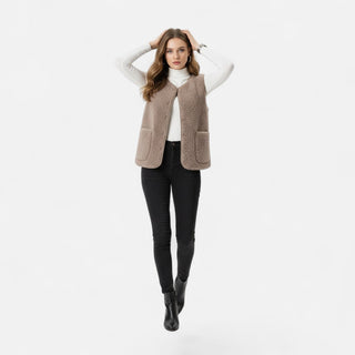 Ethan Bellucci | Plush Fleece Utility Vest For Men