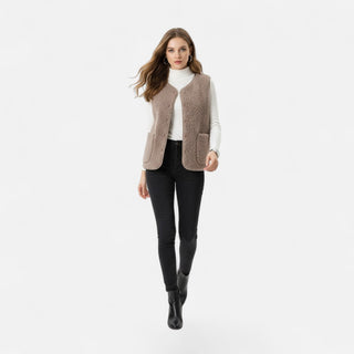 Ethan Bellucci | Plush Fleece Utility Vest For Men