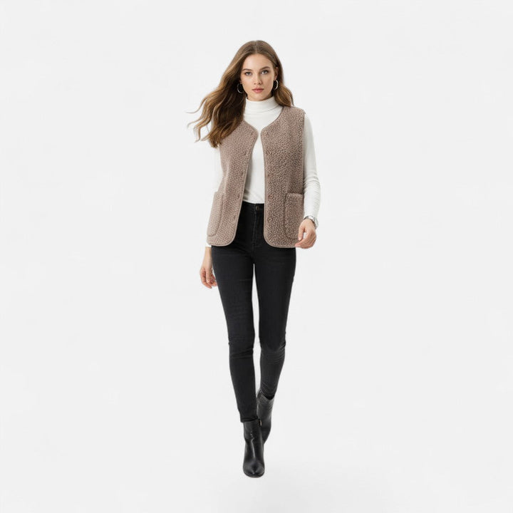 Ethan Bellucci | Plush Fleece Utility Vest For Men