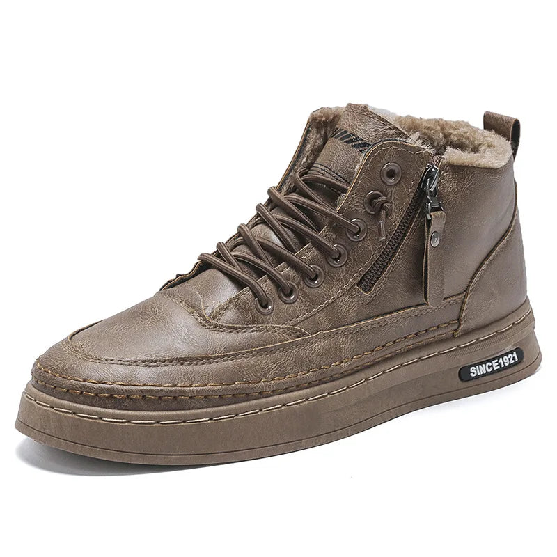 Sebastian Moretti | Vintage Side-Zip Leather Boots For Men