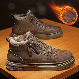 Sebastian Moretti | Vintage Side-Zip Leather Boots For Men