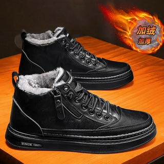Sebastian Moretti | Vintage Side-Zip Leather Boots For Men