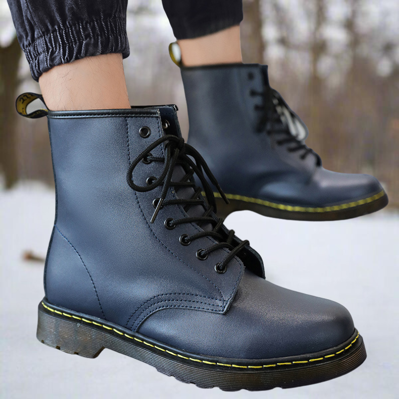 Vincent Moreau | Classic Combat Lace-Up Boots For Men