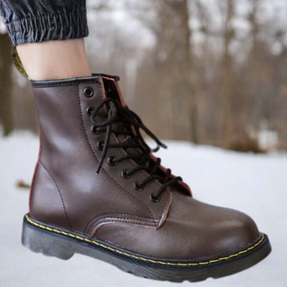Vincent Moreau | Classic Combat Lace-Up Boots For Men