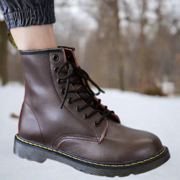 Vincent Moreau | Classic Combat Lace-Up Boots For Men