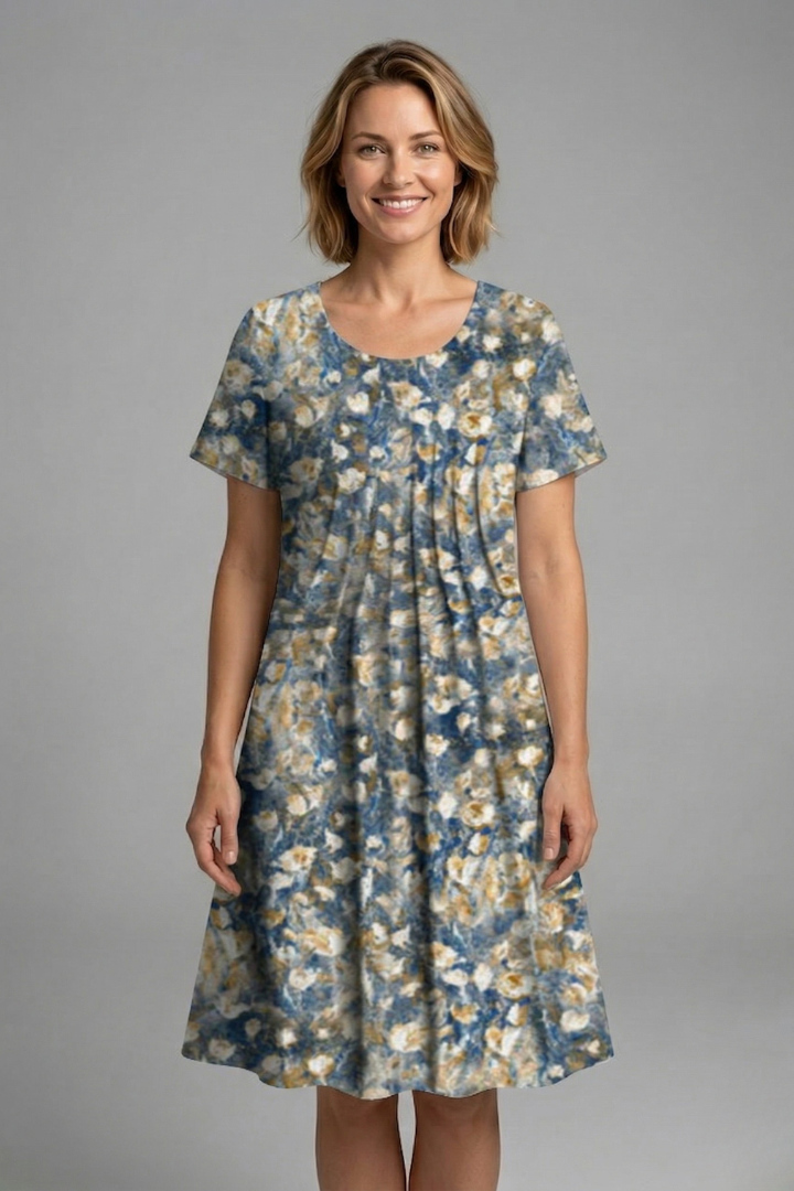 Sienna Clarke | Wildflower Print Midi Dress For Women