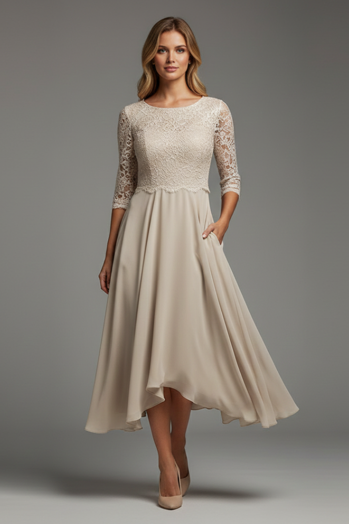 Amelia Kelly | Lace Midi Dress For Women