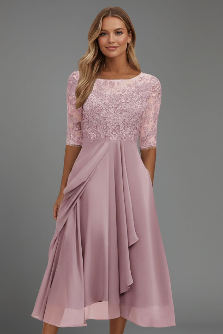 Amelia Kelly | Lace Midi Dress For Women