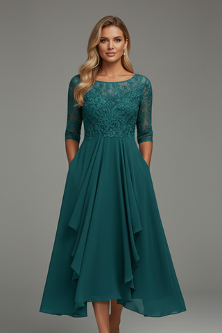 Amelia Kelly | Lace Midi Dress For Women