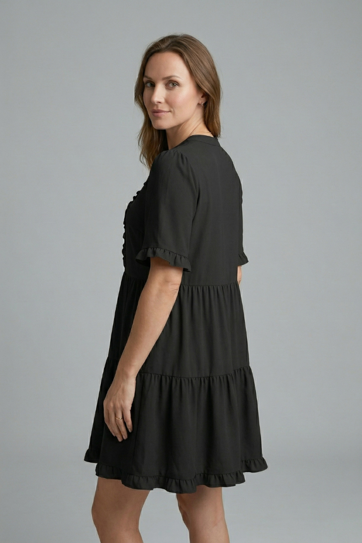 Ruby Mitchell | Tiered Ruffle Mini Dress For Women
