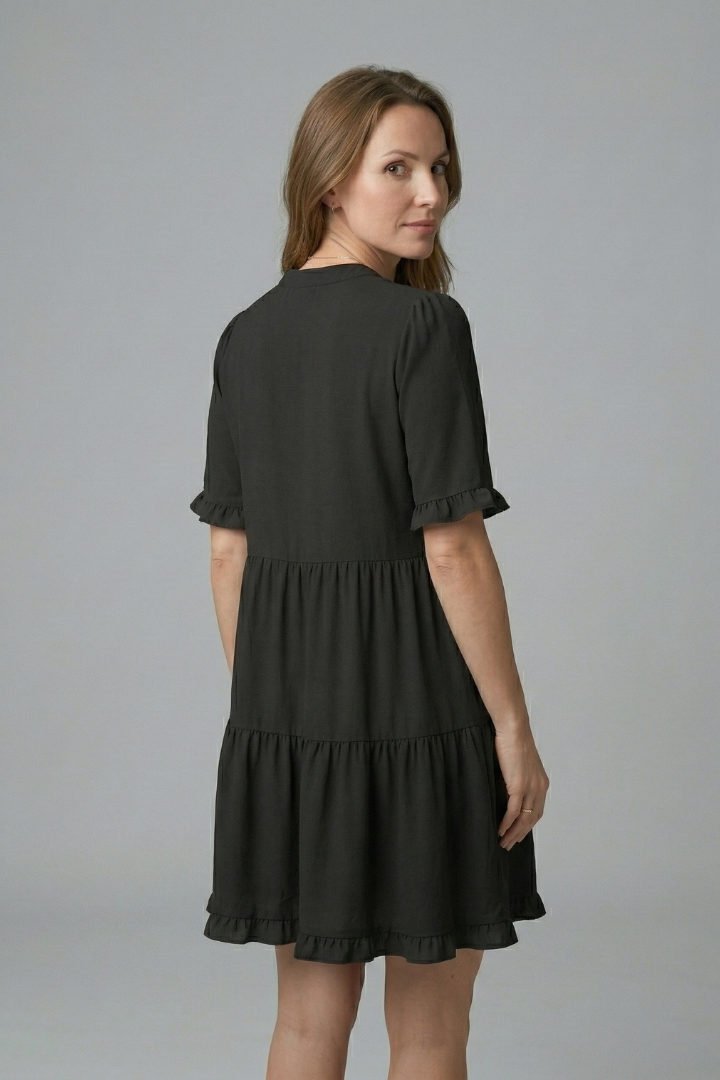Ruby Mitchell | Tiered Ruffle Mini Dress For Women