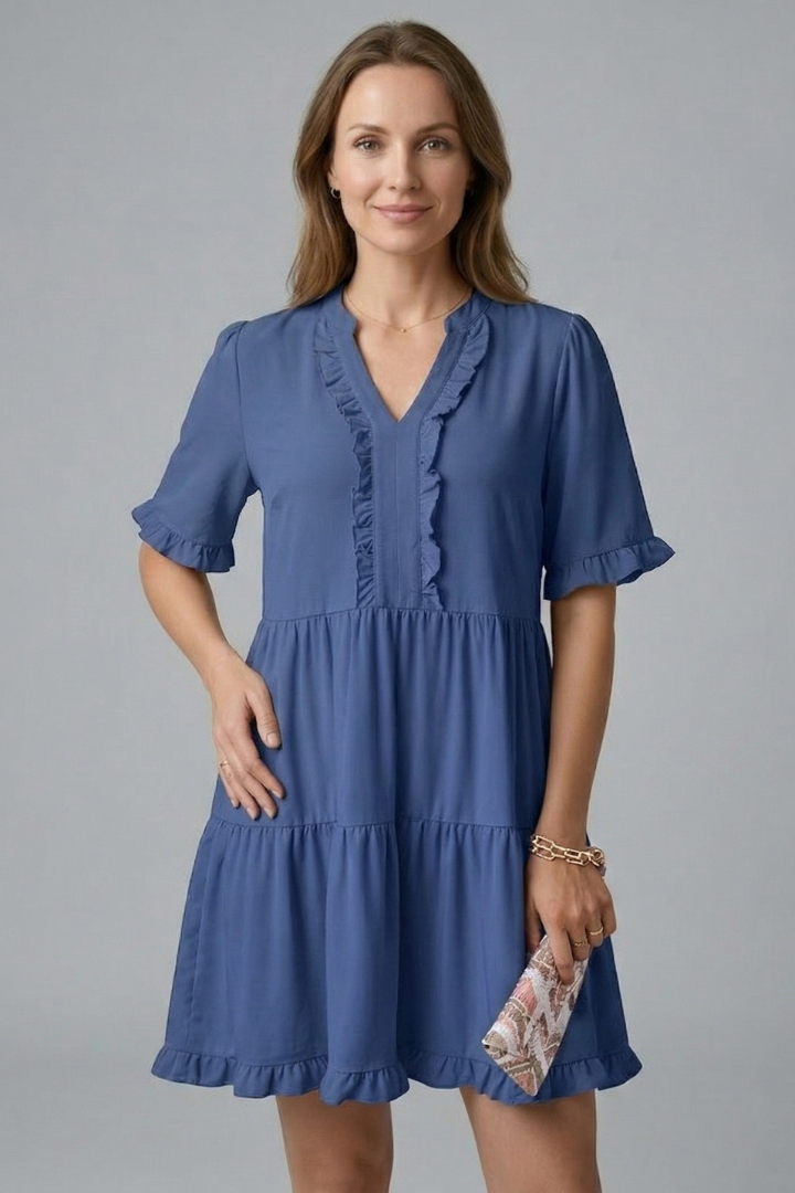 Ruby Mitchell | Tiered Ruffle Mini Dress For Women