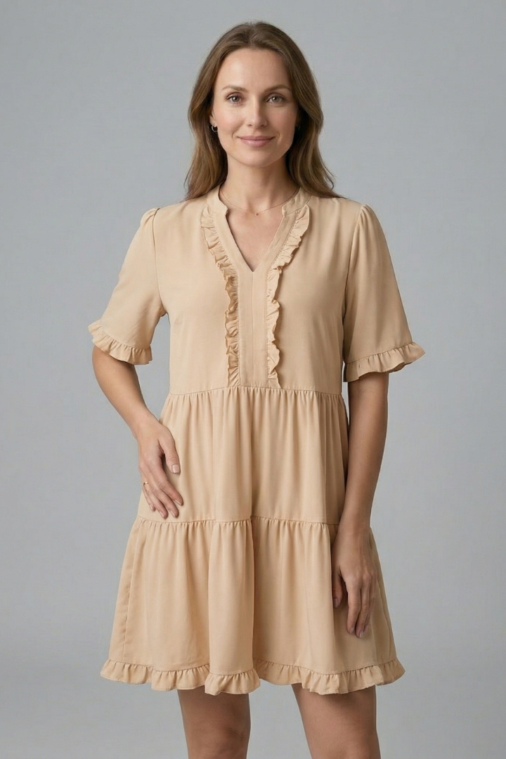 Ruby Mitchell | Tiered Ruffle Mini Dress For Women
