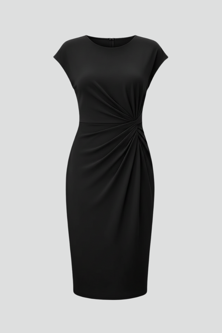 Charlotte Evans | Ruched Knee-Length Dress For Women