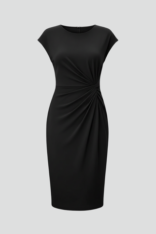 Charlotte Evans | Ruched Knee-Length Dress For Women