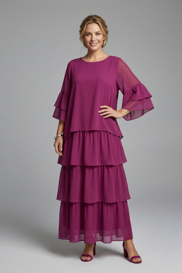 Lily Thornton | Tiered Maxi Dress For Women