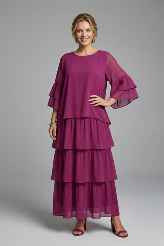 Lily Thornton | Tiered Maxi Dress For Women