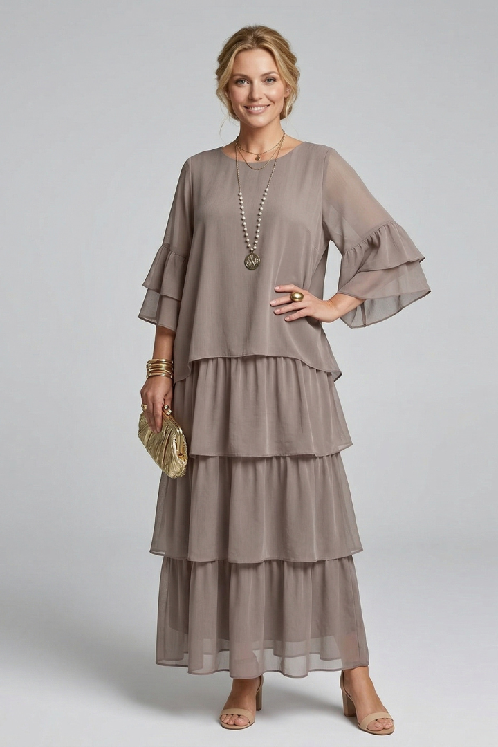Lily Thornton | Tiered Maxi Dress For Women