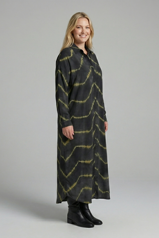 Jade Wilson | Maxi Shirt Dress Tie-Dye For Women