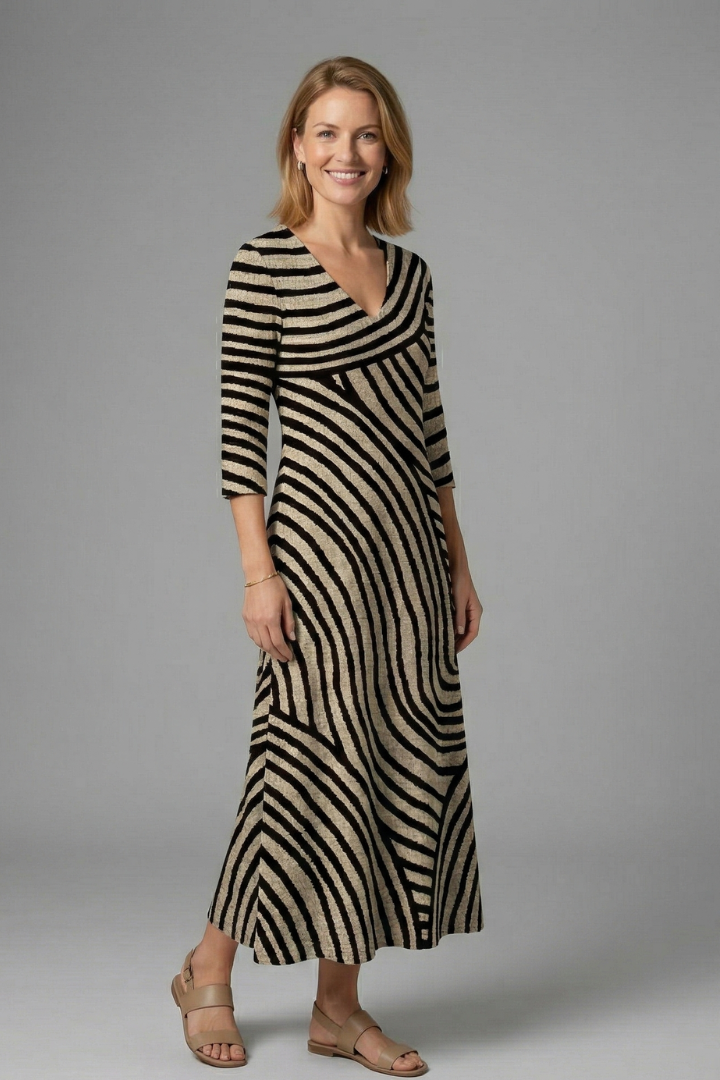 Matilda Ryan | Abstract Print Maxi Dress For Women