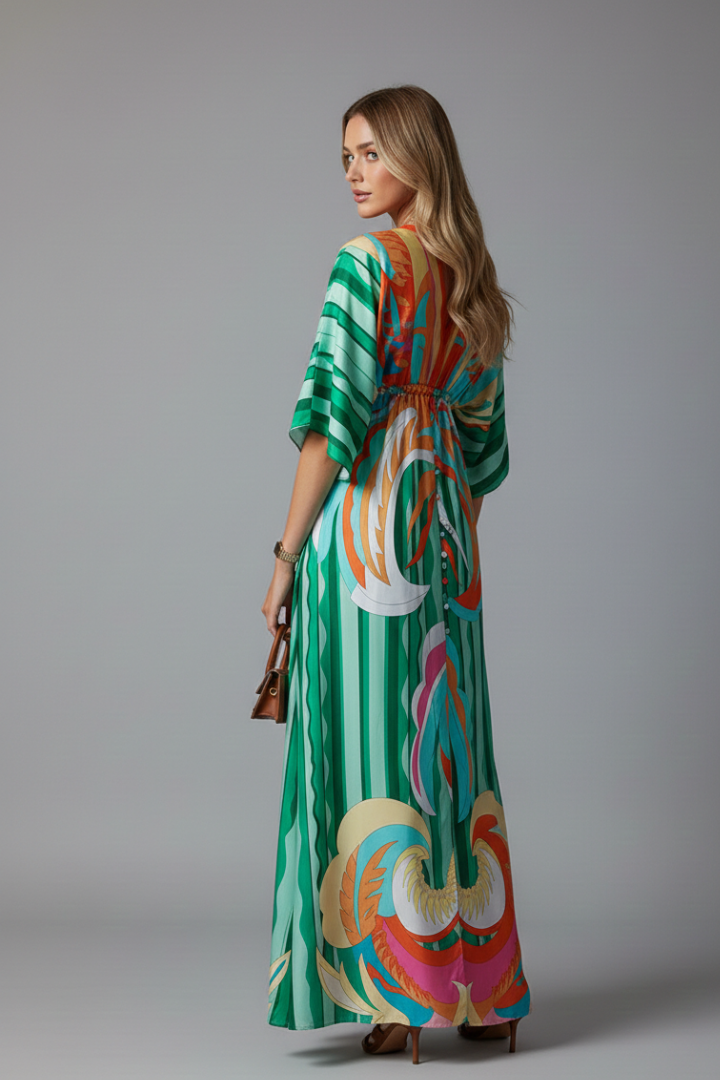 Serena Bellini | Bohemian Resort Maxi Dress For Women