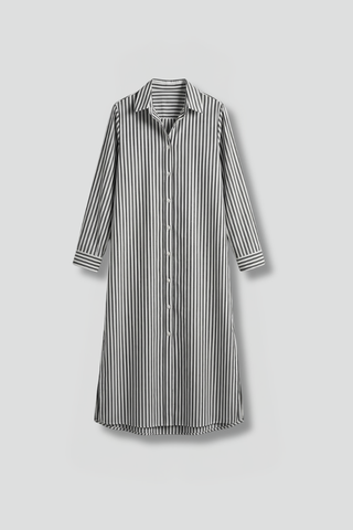 Brooke Henderson | Striped Midi Shirt Dress For Women