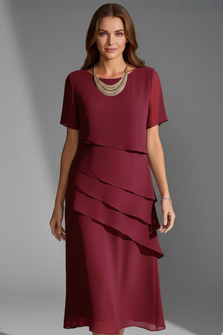 Georgia Mitchell | Layered Midi Dress For Women