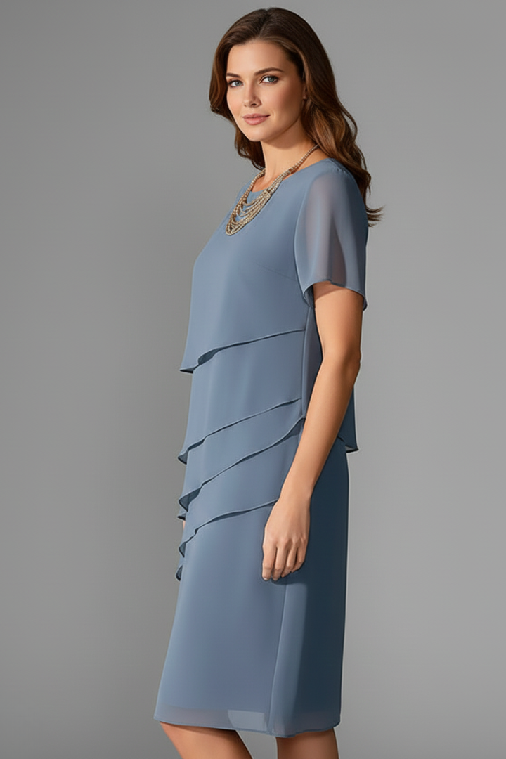 Georgia Mitchell | Layered Midi Dress For Women